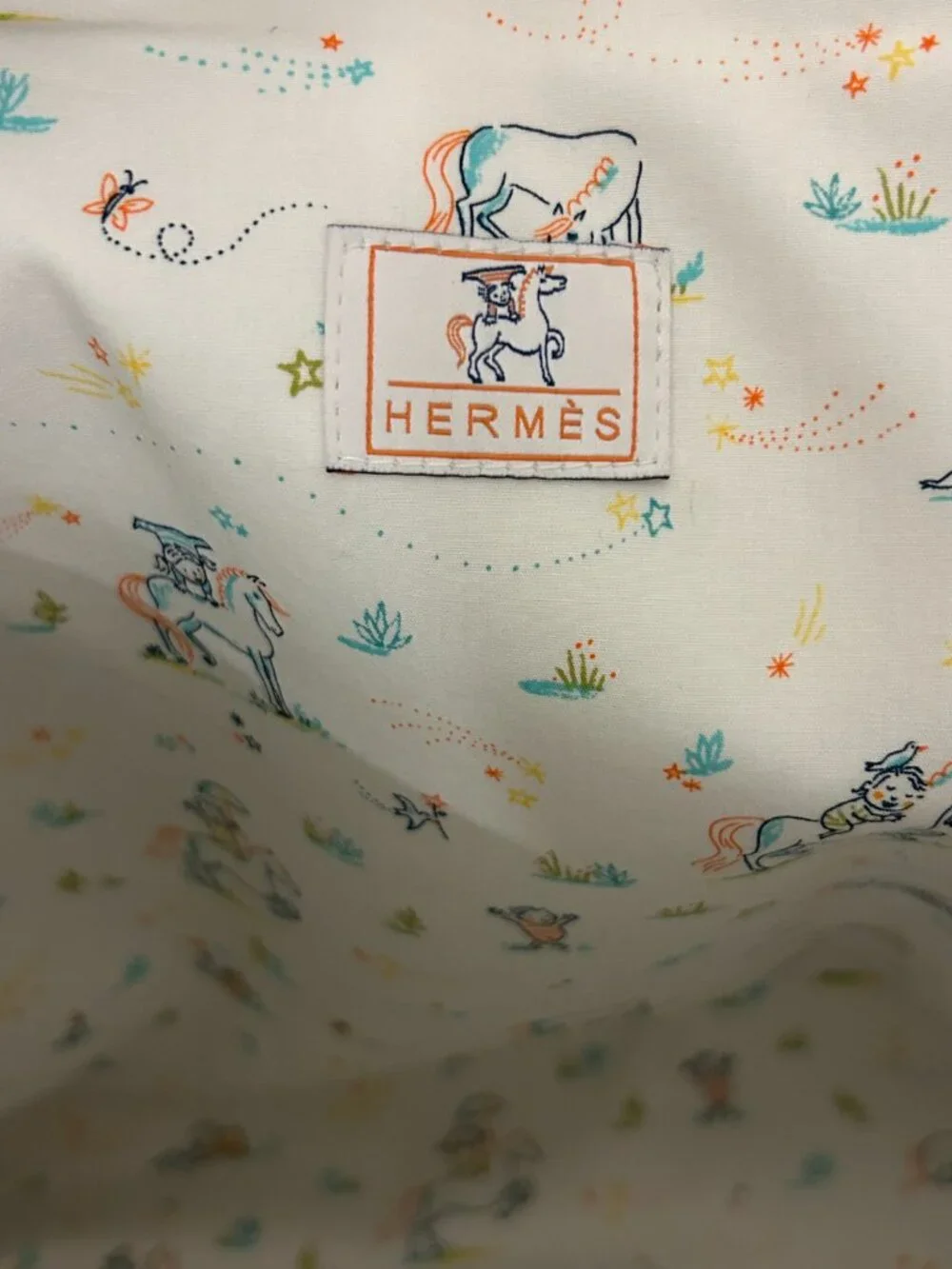 Hermes Cabriole Bag in Toile, Size GM, with Hermes  Box & Dust Bag NEW